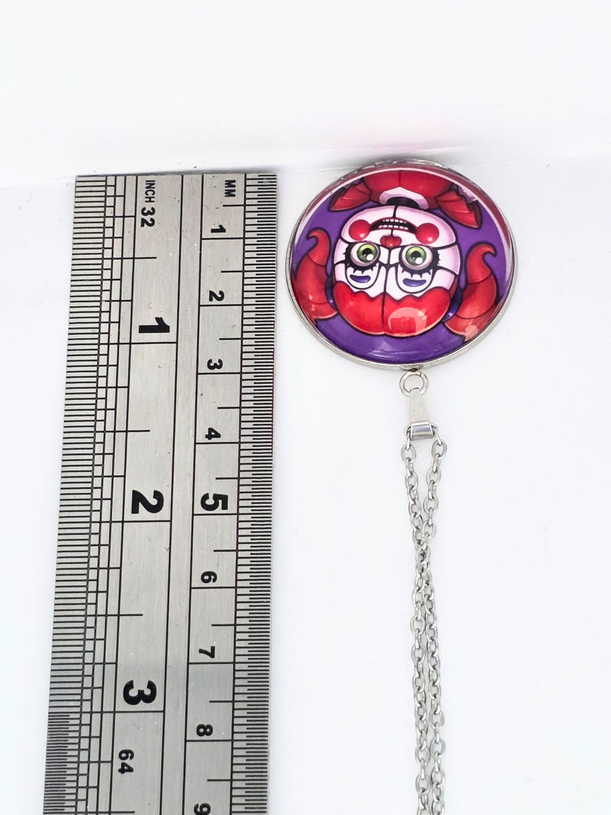 Five Nights at Freddy's: Sister Location Inspired Circus Baby Pendant Necklace