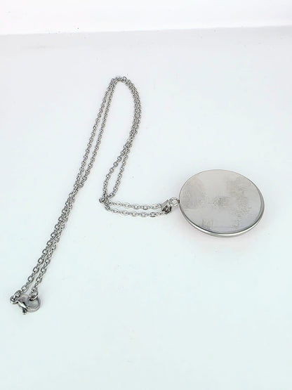 Five Nights at Freddy's: Security Breach Inspired Sun & Moon Split-Face Pendant Necklace