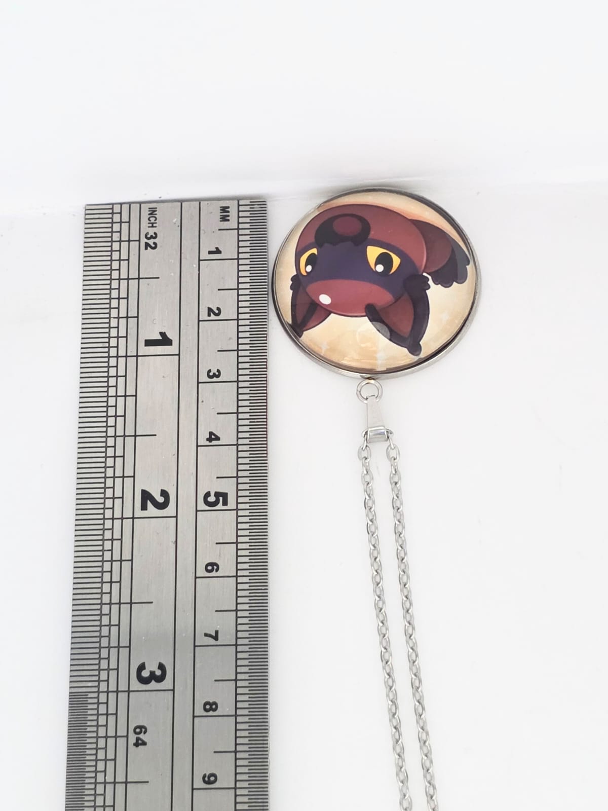 Slime Rancher Inspired Hunter Slime 30 mm Pendant Stainless Steel Necklace