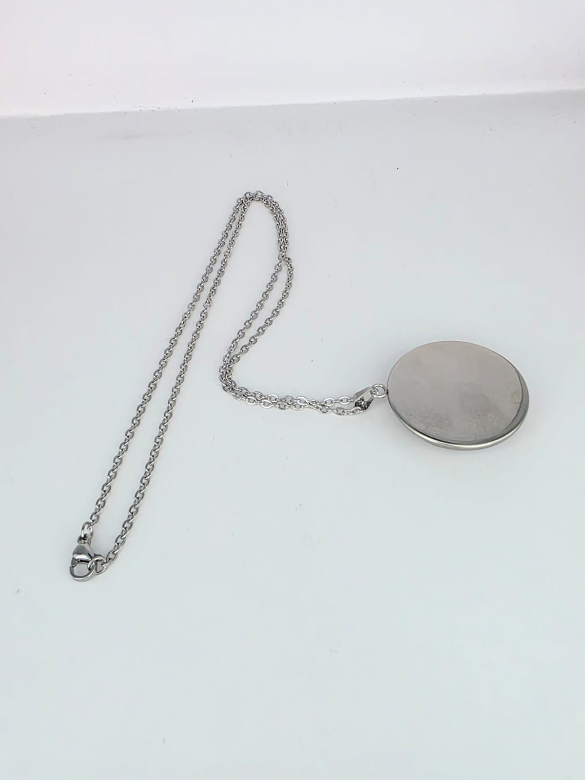 Stardew Valley Inspired Blue Chicken 30 mm Pendant Stainless Steel Necklace