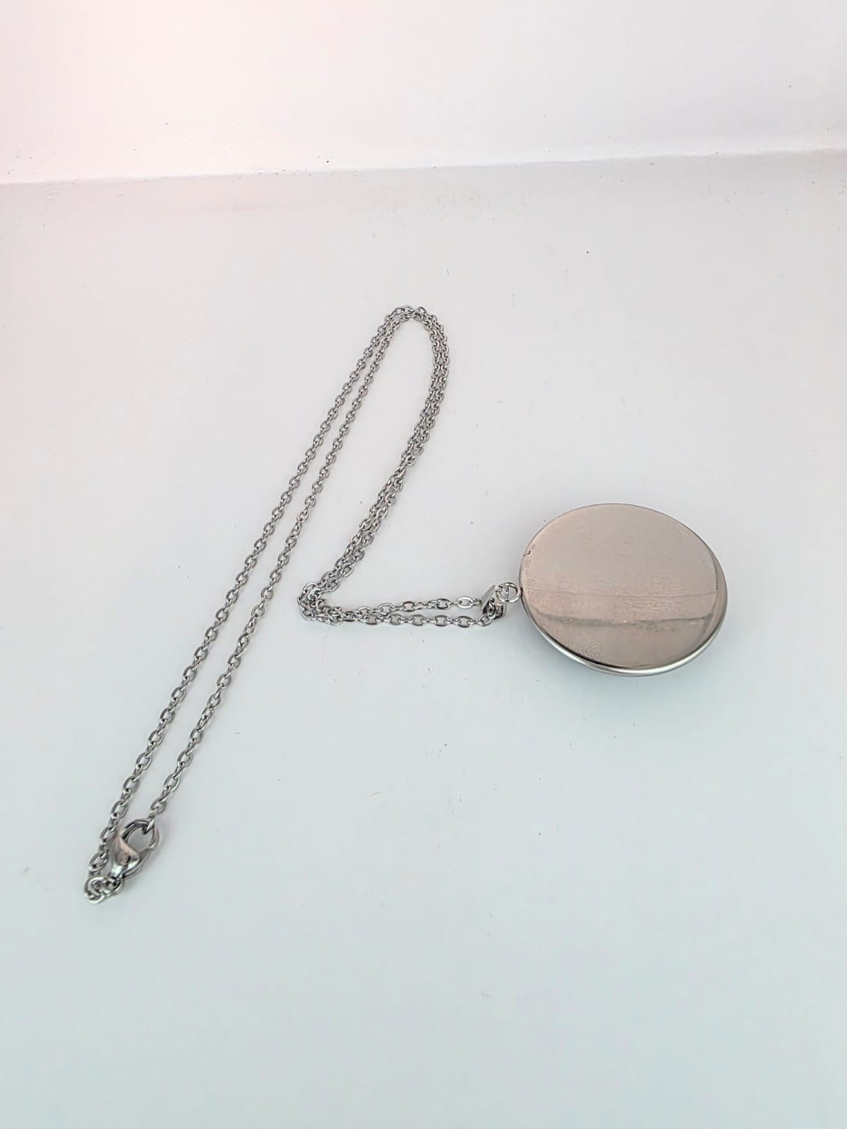Undertale Undertale Inspired Temmie 30 mm Pendant Stainless Steel 20 inch NecklaceTemmie Pendant Necklace