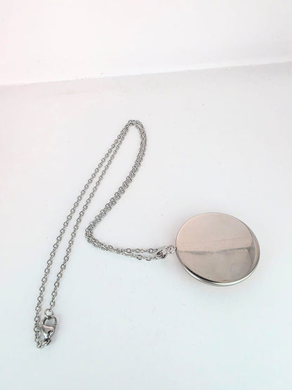Hazbin Hotel Inspired Lucifer's Staff 30 mm Pendant Stainless Steel Necklace