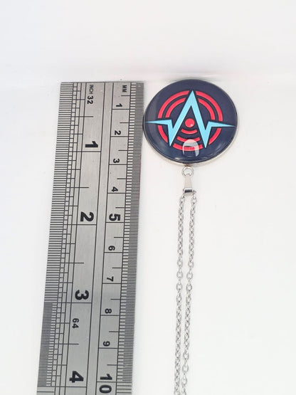 Hazbin Hotel Inspired VoxTek 30 mm Pendant Stainless Steel 20 inch Necklace