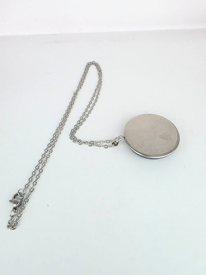 Helluva Boss Inspired Stolas 30 mm Pendant Stainless Steel 20 inch Necklace
