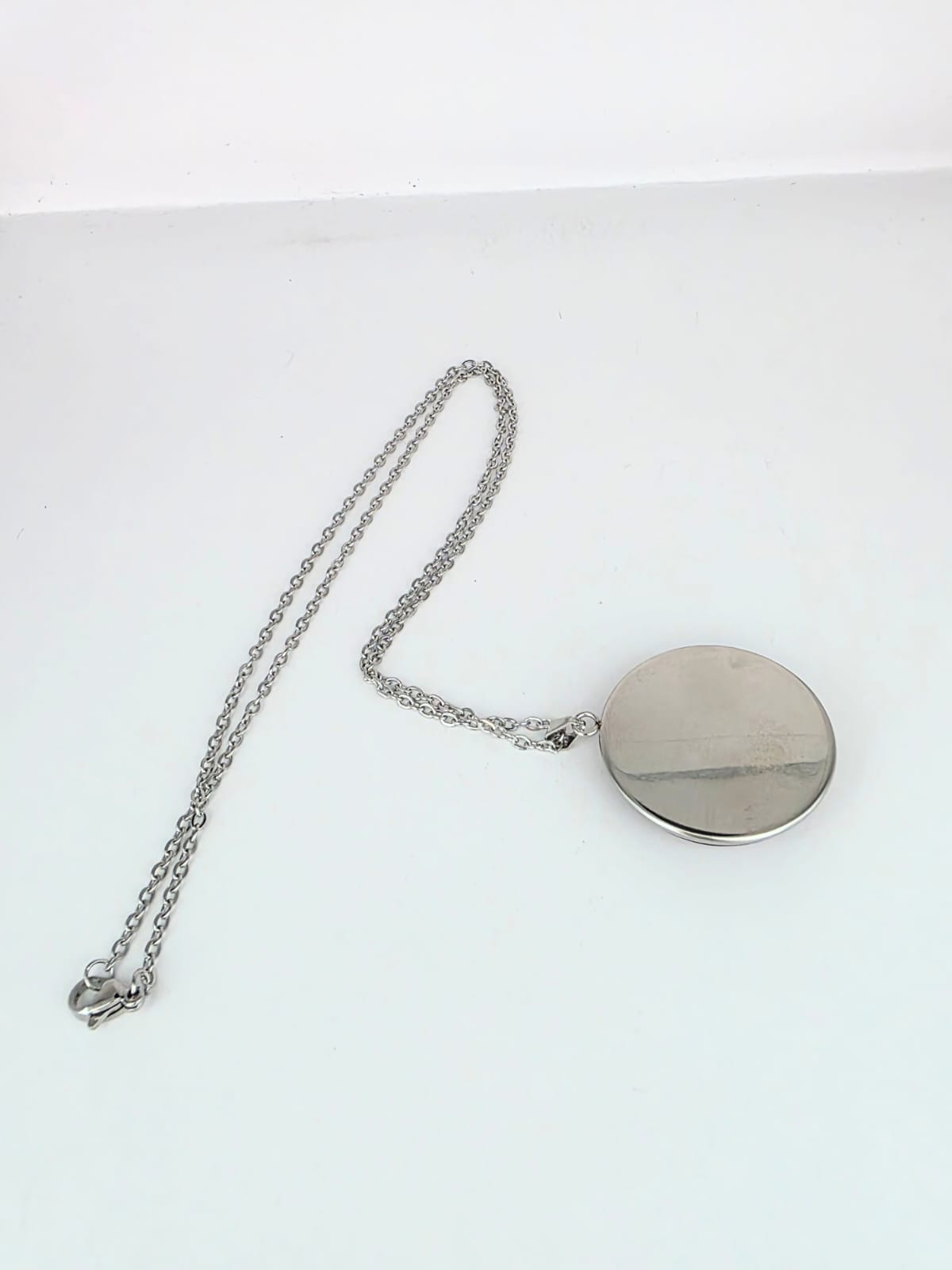 Helluva Boss Inspired Moxxie 30 mm Pendant Stainless Steel 20 inch Necklace