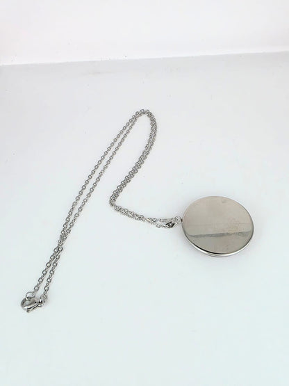 Helluva Boss Inspired Moxxie 30 mm Pendant Stainless Steel 20 inch Necklace