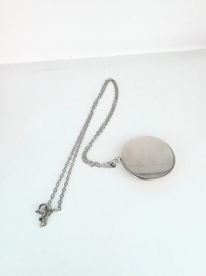 Slime Rancher 2 Inspired Flutter Slime 30 mm Pendant Stainless Steel Necklace