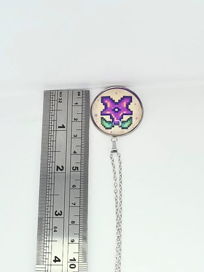 Stardrop Inspired Stardew Valley 30 mm Pendant Stainless Steel 20 inch Necklace