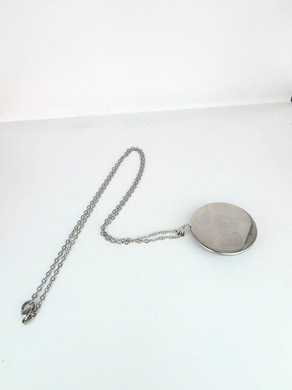 The Amazing Digital Circus Inspired Caine 30 mm Pendant Stainless Steel Necklace