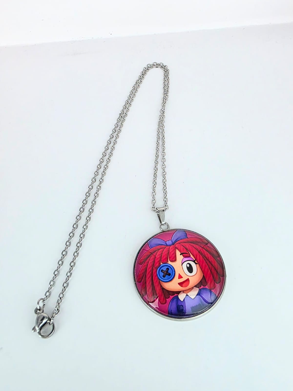 The Amazing Digital Circus Inspired Ragatha Pendant Stainless Steel Necklace