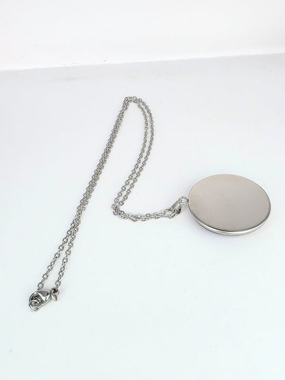 The Amazing Digital Circus Inspired Kinger 30mm Pendant Stainless Steel Necklace