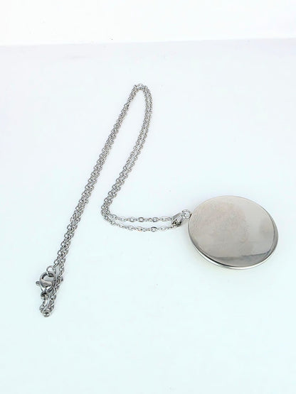 Undertale Inspired Flowey 30 mm Pendant Stainless Steel 20 inch Necklace