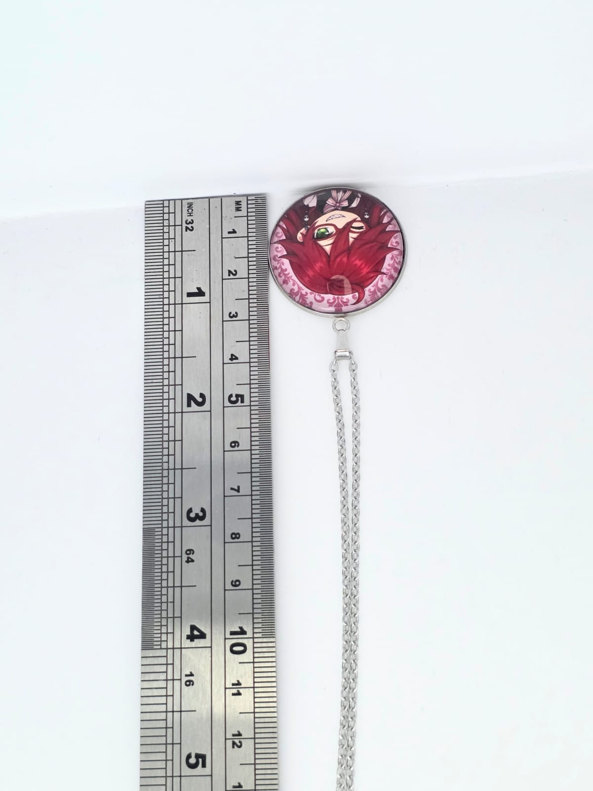 Black Butler (Kuroshitsuji) Inspired Grell Sutcliff 30 mm Pendant Necklace
