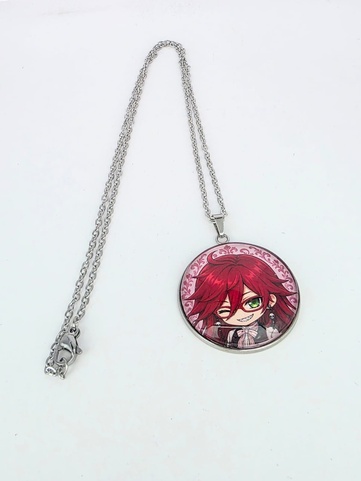 Black Butler (Kuroshitsuji) Inspired Grell Sutcliff 30 mm Pendant Necklace