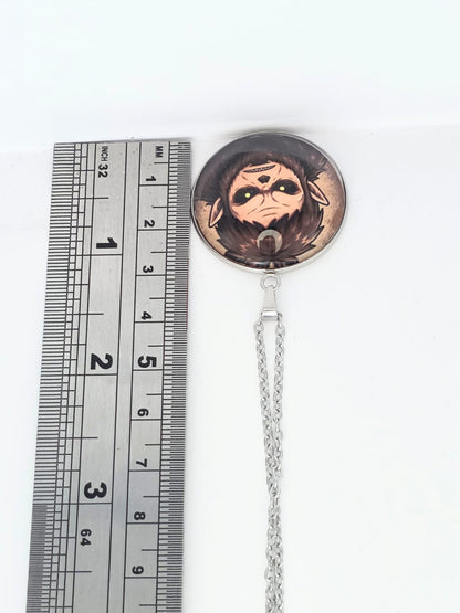 Attack on Titan Inspired Beast Titan 30 mm Pendant Stainless Steel Necklace