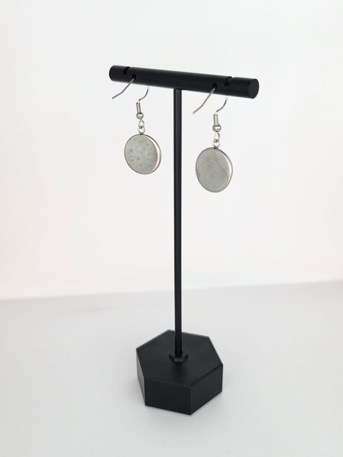 Final Space Inspired Tribore & "Resistance!" Dangle Stainless Steel Earrings
