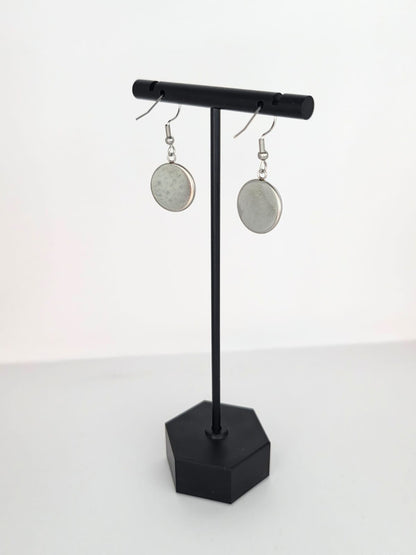 Final Space Inspired Tribore & "Resistance!" Dangle Stainless Steel Earrings