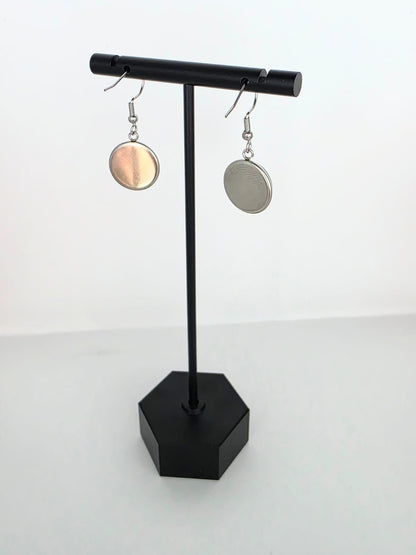 Helluva Boss Inspired Loona & "I AM a People Person!" Dangle Stainless Steel Earrings