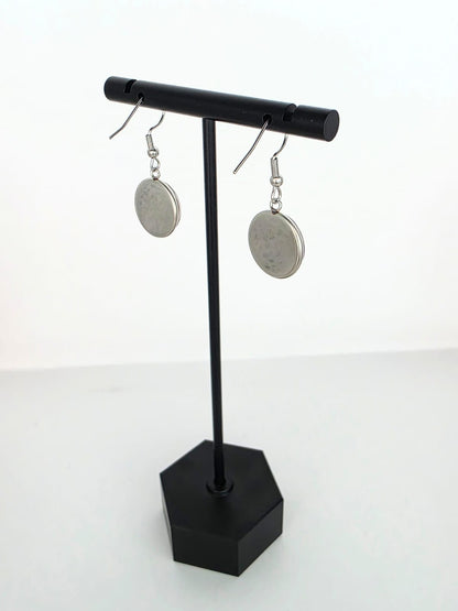Hazbin Hotel Inspired Niffty & "Clean It Up" Dangle Stainless Steel Earrings