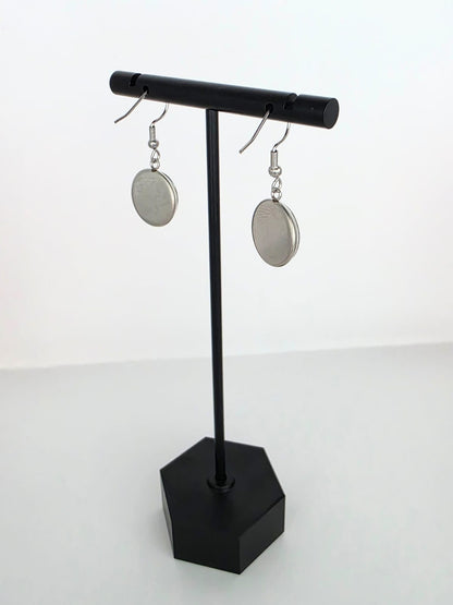 Hazbin Hotel Inspired Charlie & Vaggi Dangle Stainless Steel Earrings