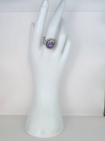 FNAF Security Breach Inspired Roxanne Wolf 14 mm Adjustable Steel Ring