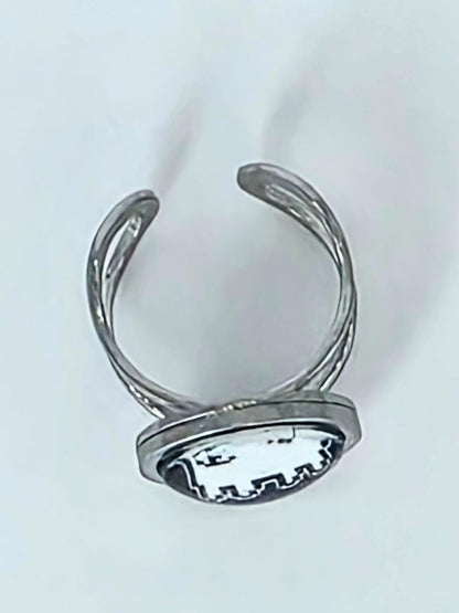 Undertale Inspired Annoying Dog 14 mm Adjustable Stainless Steel Ring