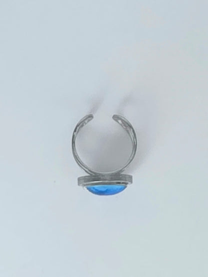 Stardew Valley Inspired Blue Chicken 14 mm Adjustable Stainless Steel Ring