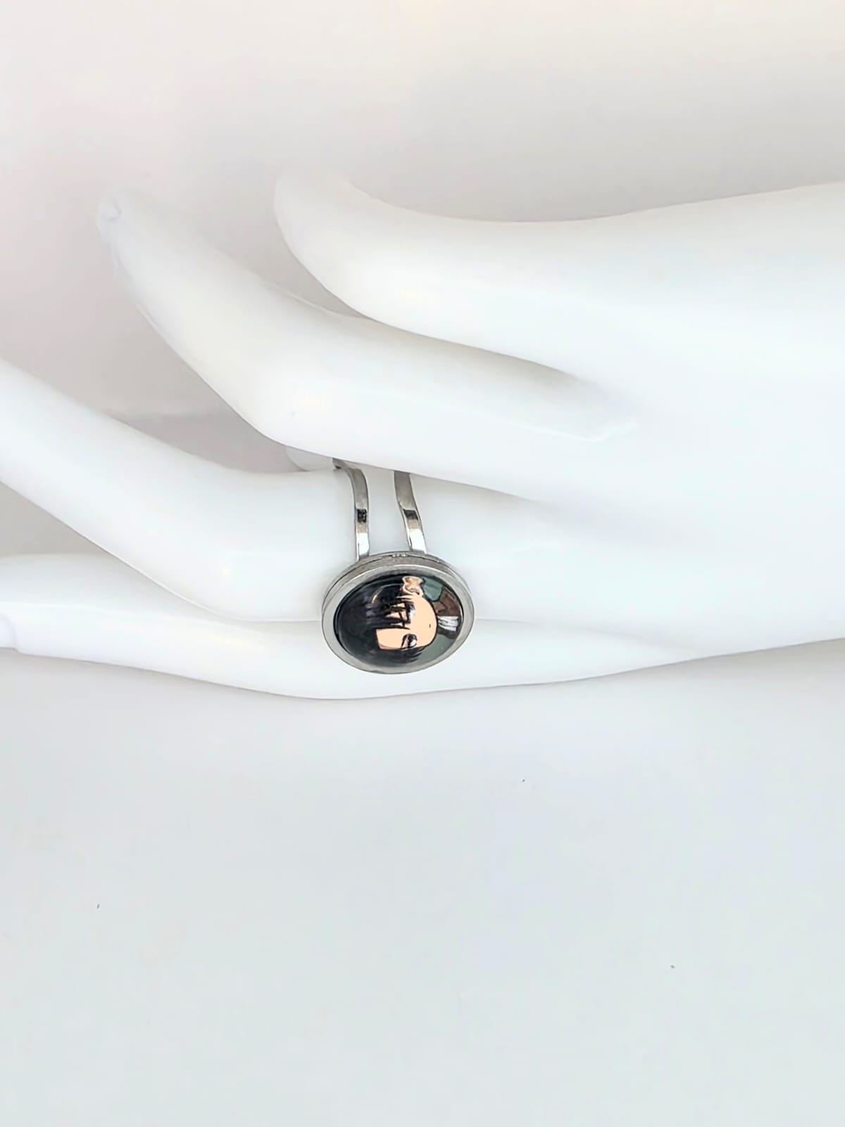 Attack on Titan Inspired Levi Ackerman Adjustable Stainless Steel Ring 14mm