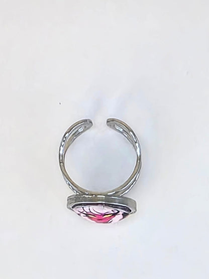 Helluva Boss Inspired Verosika Mayday 14 mm Adjustable Stainless Steel Ring