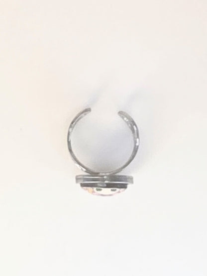 Black Butler (kuroshitsuji) Inspired Elizabeth Midford 14 mm Adjustable Stainless Steel Ring