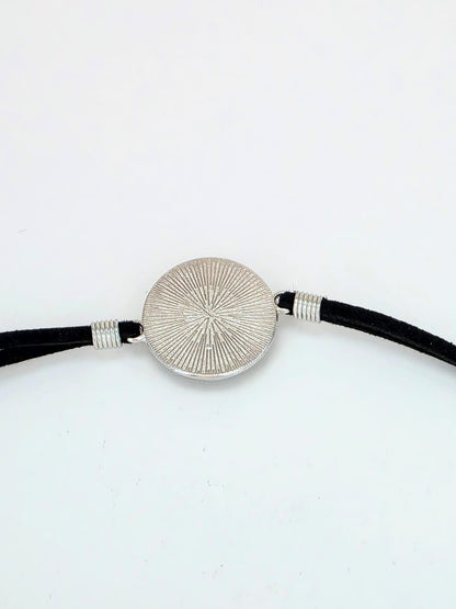 Stardew Valley Inspired Purple Junimo 20mm Faux Suede Adjustable Bracelet