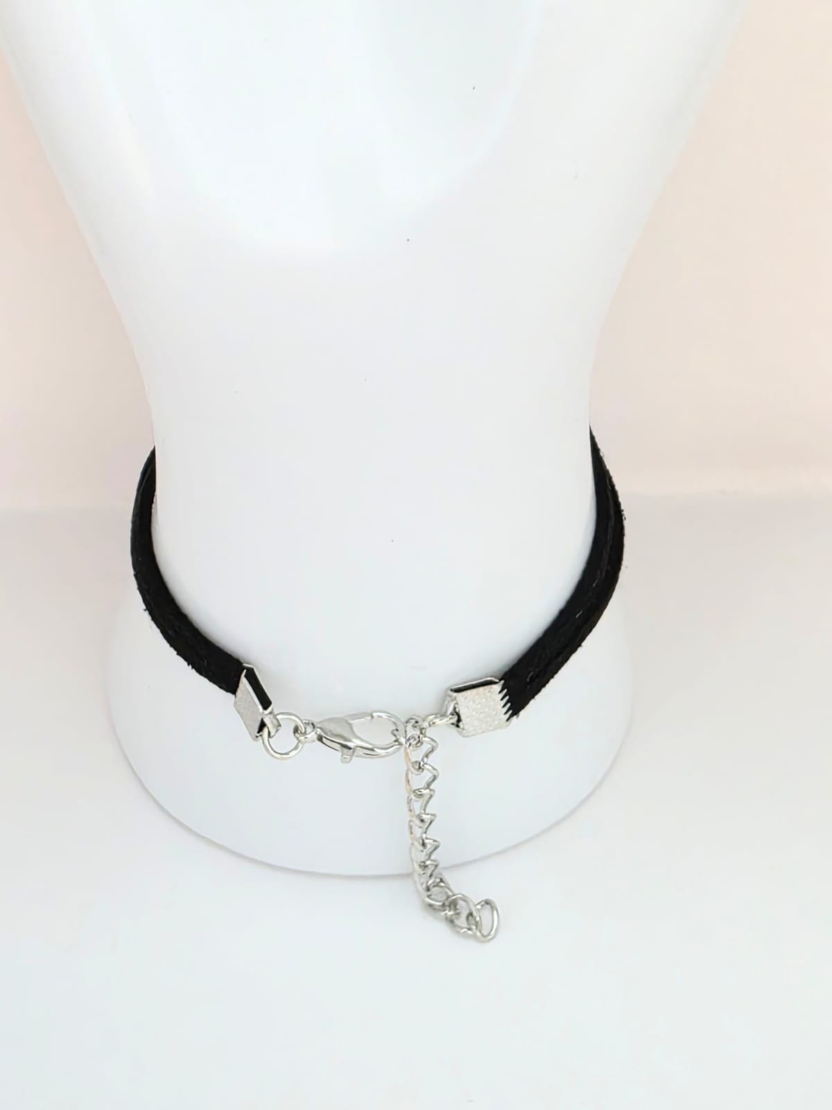 Helluva Boss Inspired Beelzebub 20mm Faux Suede Adjustable Bracelet Handmade