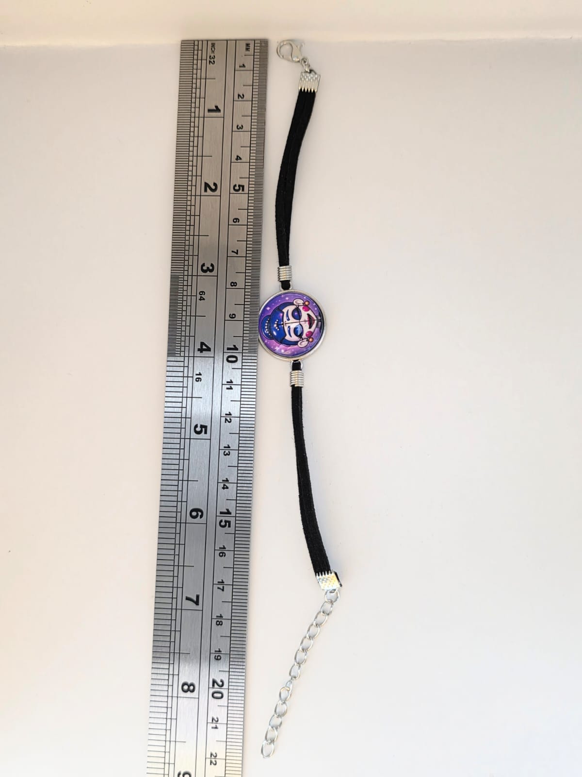 FNAF Sister Location Inspired Ballora 20mm Faux Suede Adjustable Bracelet