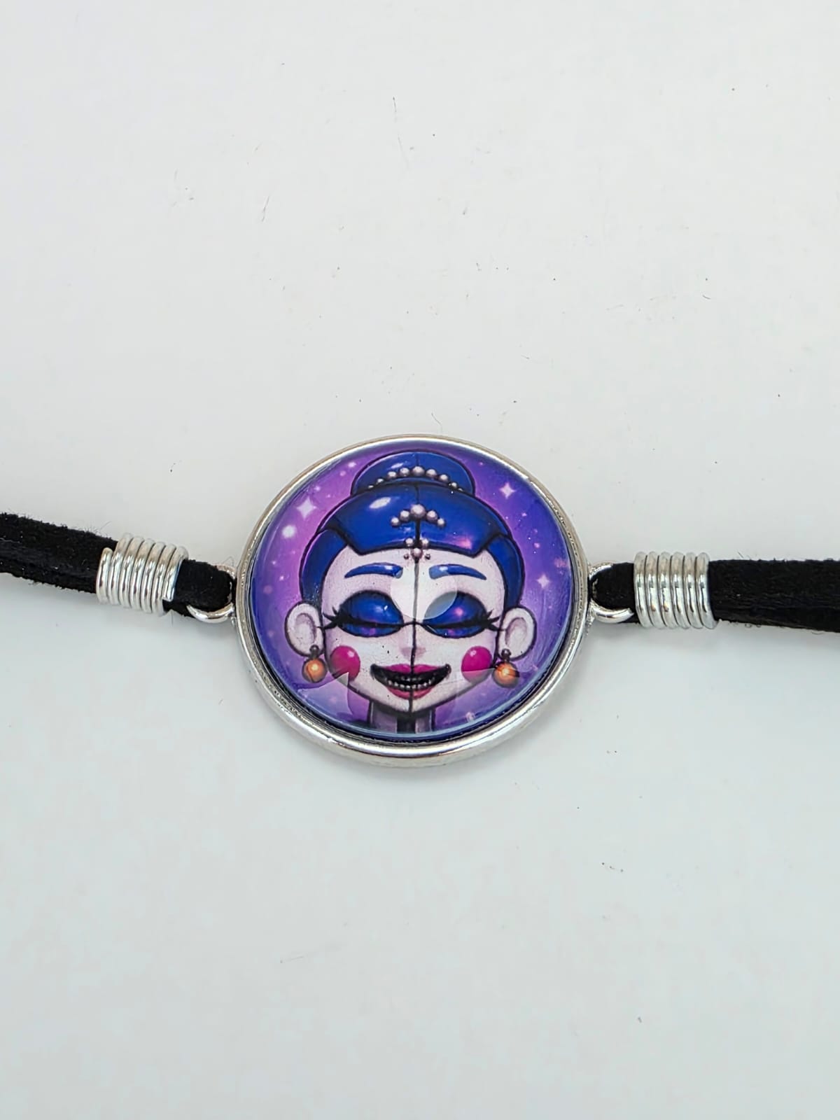 FNAF Sister Location Inspired Ballora 20mm Faux Suede Adjustable Bracelet