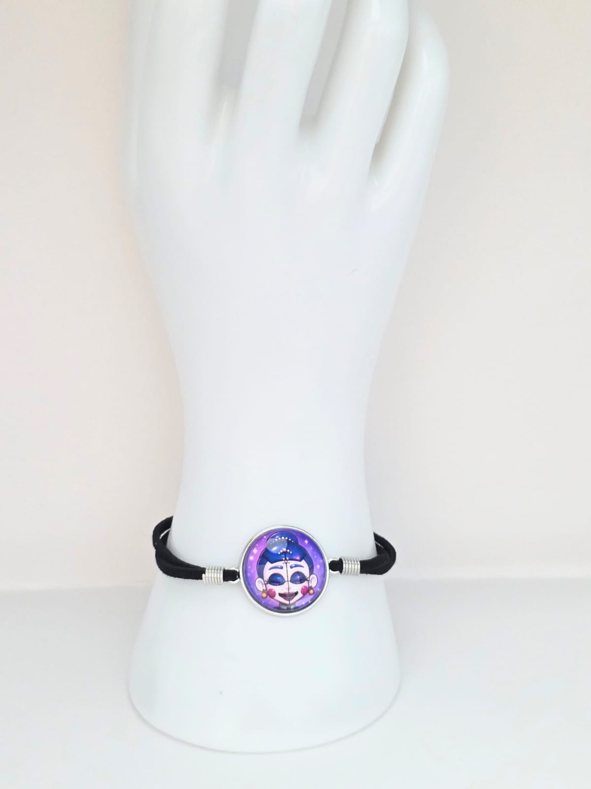 FNAF Sister Location Inspired Ballora 20mm Faux Suede Adjustable Bracelet