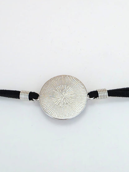 The Amazing Digital Circus Inspired Pomni 20mm Faux Suede Adjustable Bracelet