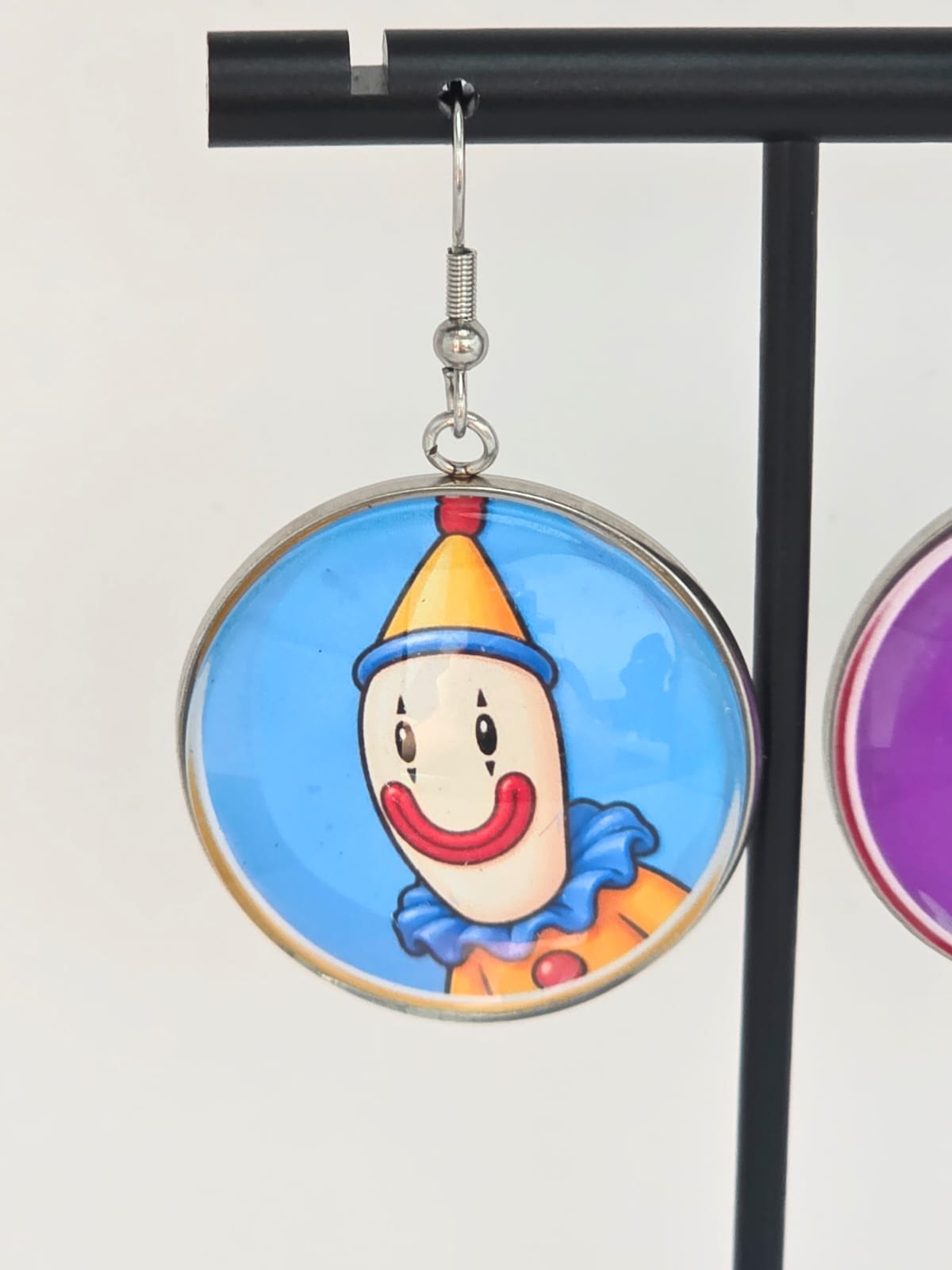 The Amazing Digital Circus Inspired Kaufmo & Exit Door Dangle Stainless Steel Earrings
