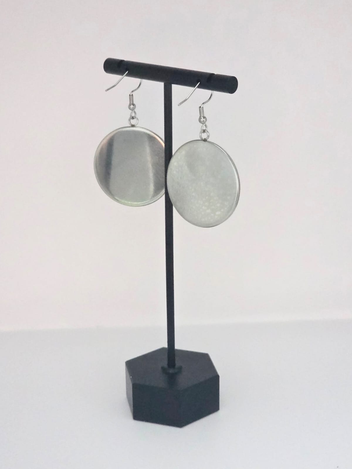 Hazbin Hotel Inspired Velvette & "#Bitch" Dangle Stainless Steel Earrings