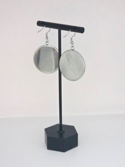 Hazbin Hotel Inspired Velvette & "#Bitch" Dangle Stainless Steel Earrings