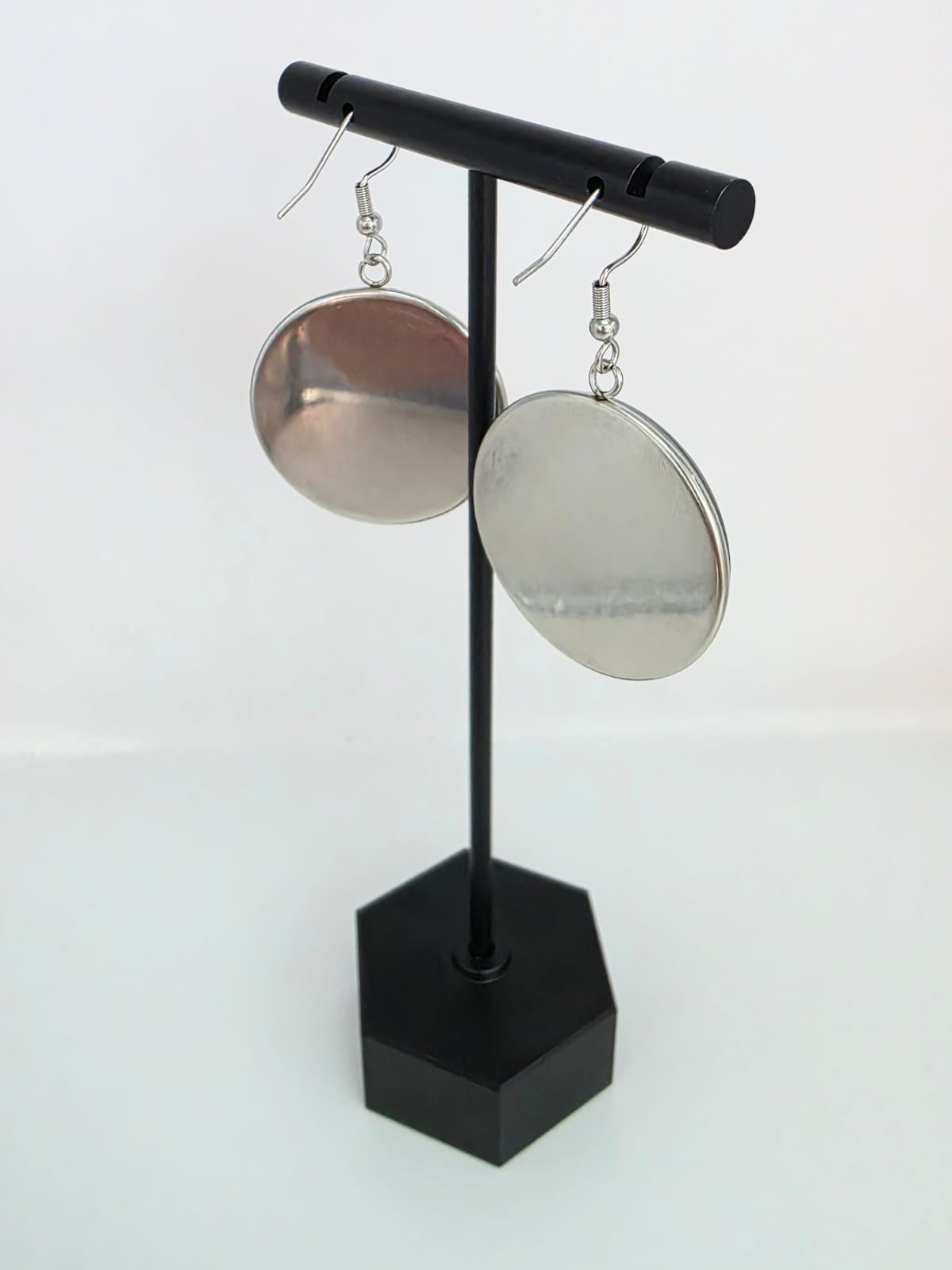 Hazbin Hotel Inspired Vincent & Young Vox Dangle Stainless Steel Earrings