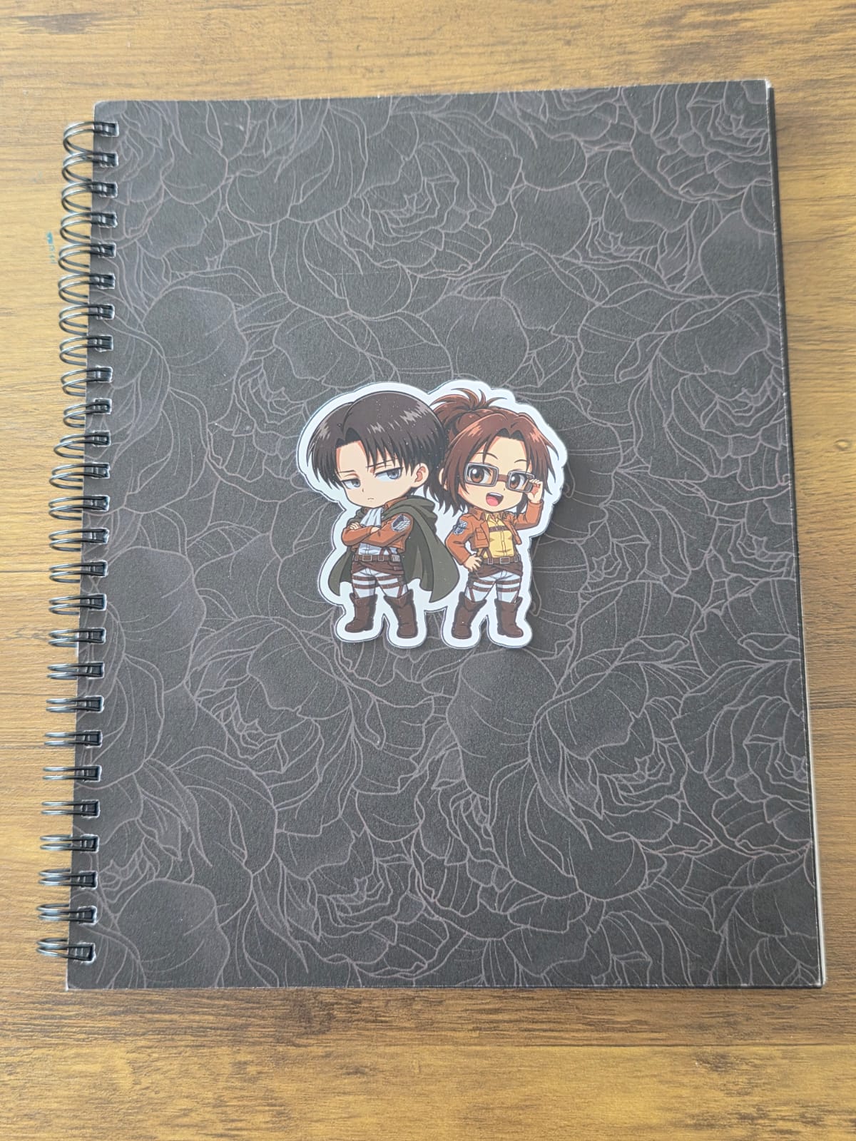 Attack on Titan Inspired Levi & Hange Glossy Die Cut Sticker | 2 Sizes Available