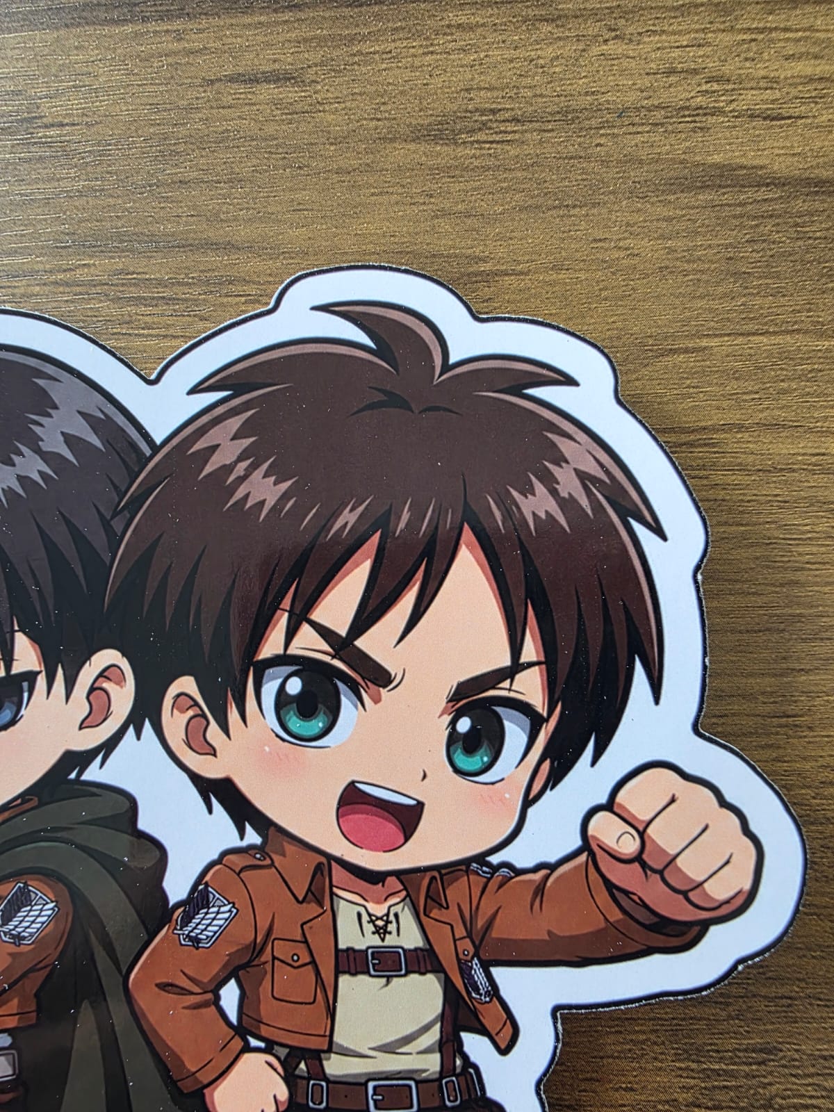 Attack on Titan Inspired Levi & Eren Glossy Die Cut Sticker | 2 Sizes Available