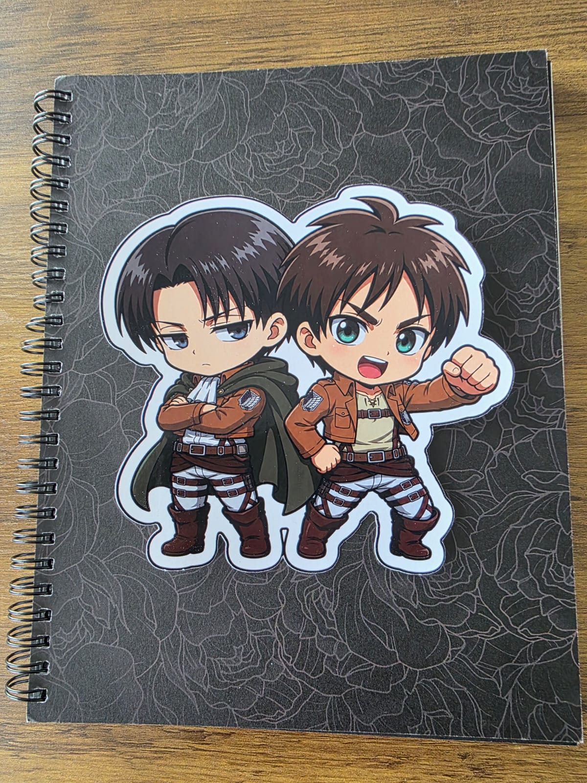 Attack on Titan Inspired Levi & Eren Glossy Die Cut Sticker | 2 Sizes Available