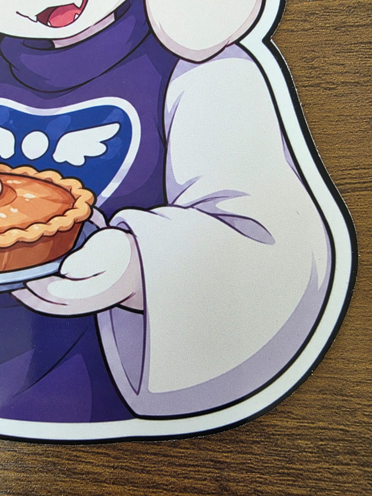 Undertale Inspired Toriel & Butterscotch Pie Glossy Die Cut Sticker | 2 Sizes Available