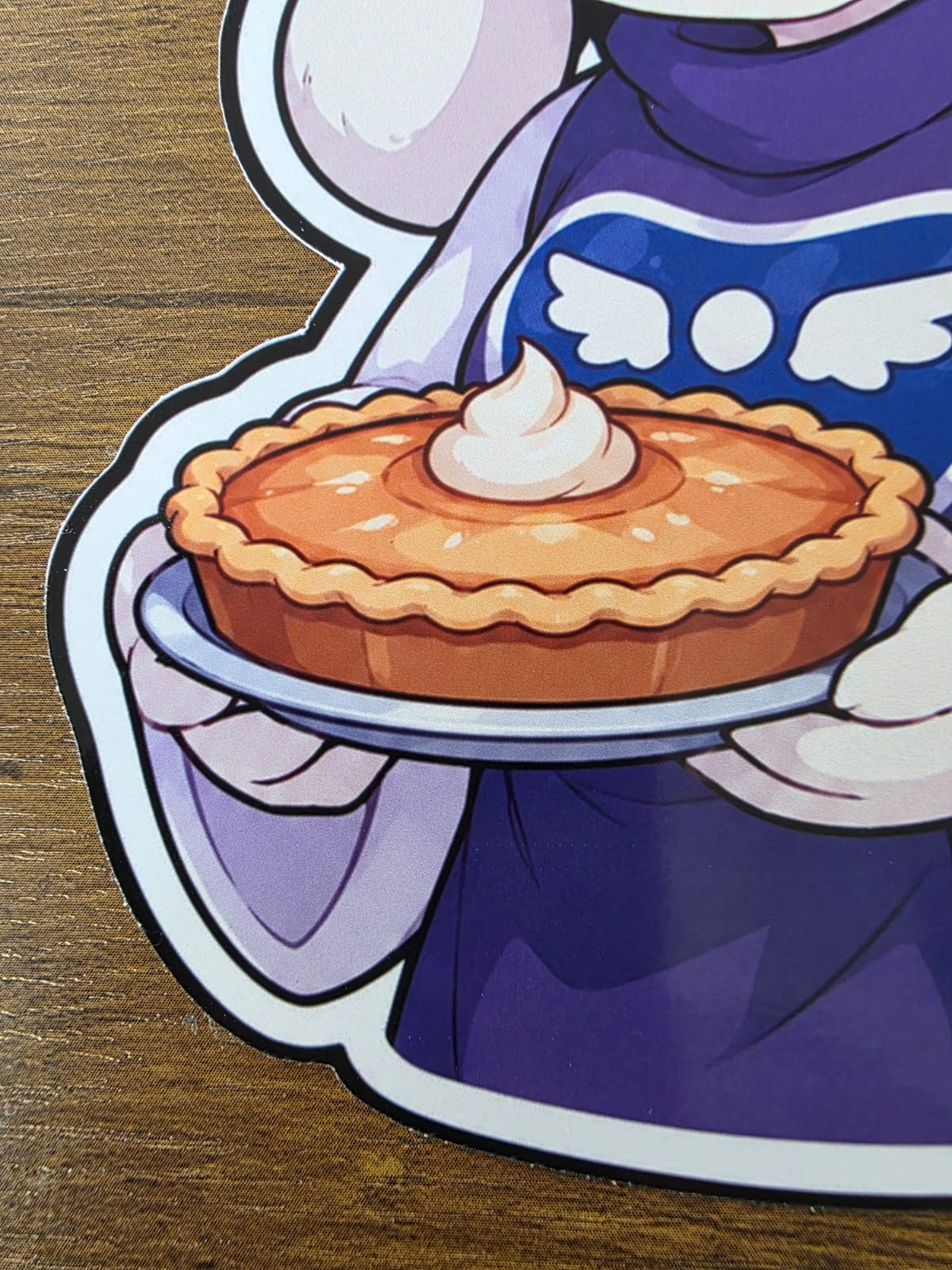 Undertale Inspired Toriel & Butterscotch Pie Glossy Die Cut Sticker | 2 Sizes Available