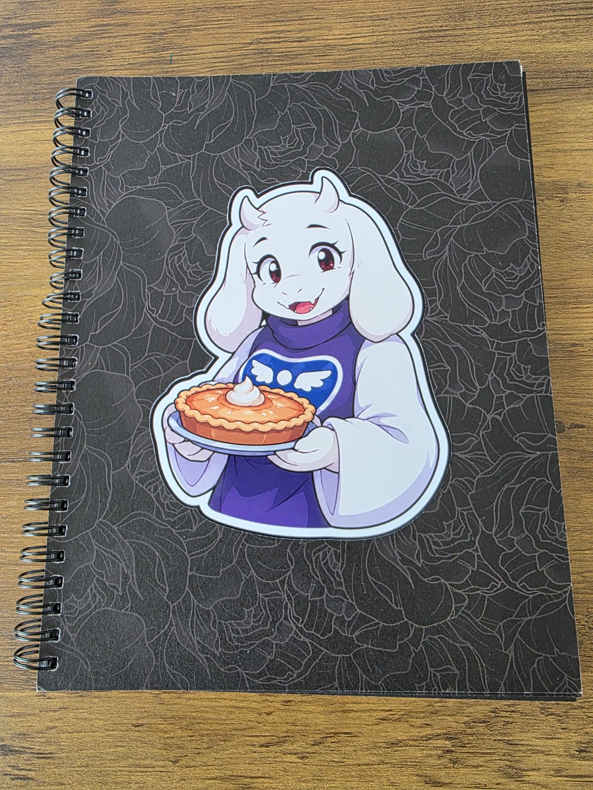 Undertale Inspired Toriel & Butterscotch Pie Glossy Die Cut Sticker | 2 Sizes Available