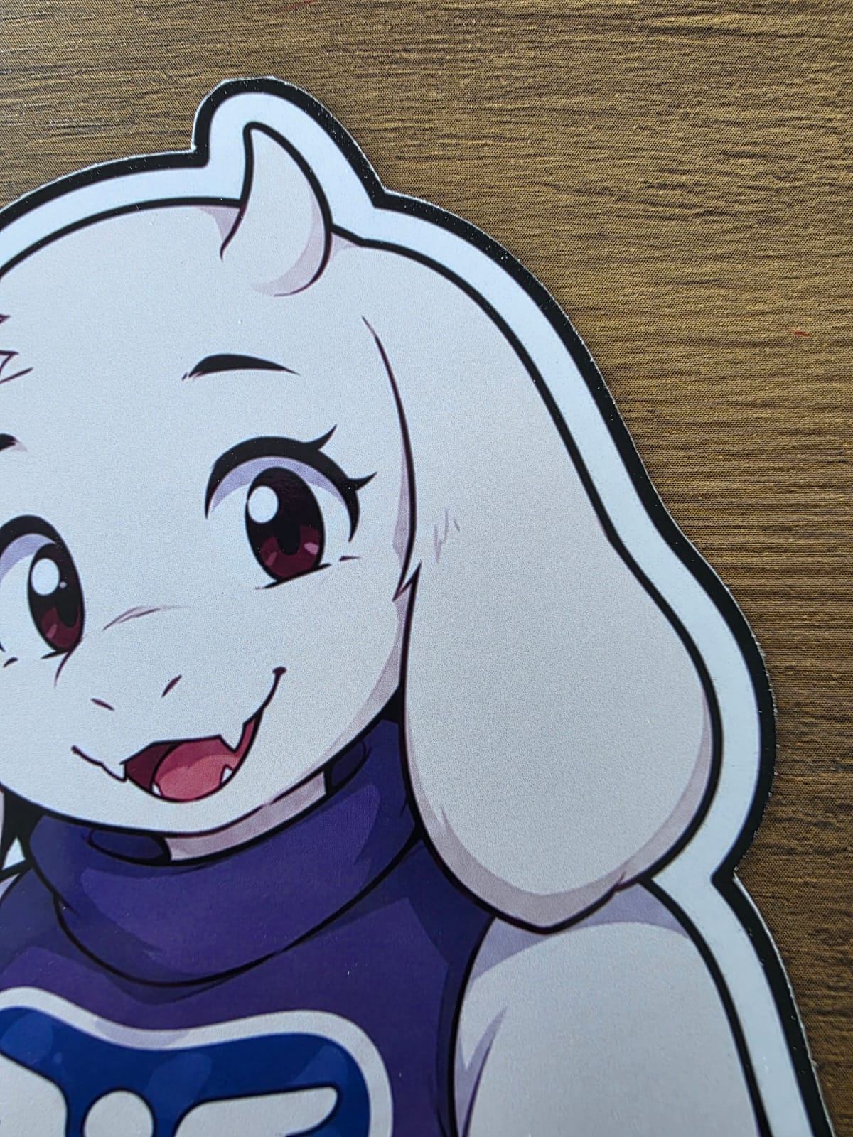 Undertale Inspired Toriel & Butterscotch Pie Glossy Die Cut Sticker | 2 Sizes Available