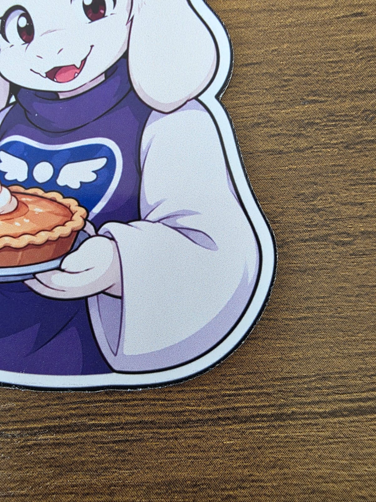 Undertale Inspired Toriel & Butterscotch Pie Glossy Die Cut Sticker | 2 Sizes Available