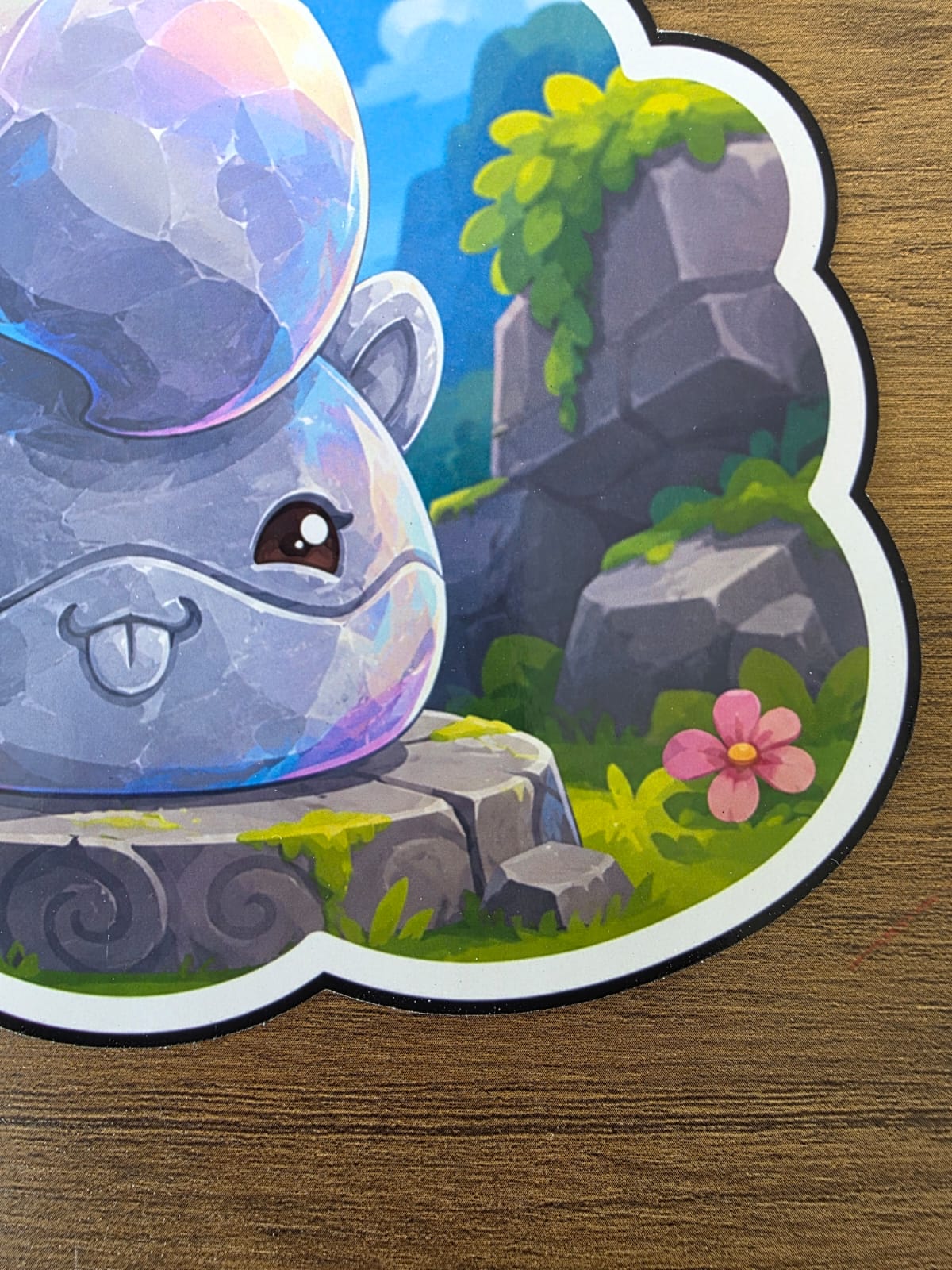 Slime Rancher 2 Inspired Ringtail Statue Glossy Die Cut Sticker | 2 Sizes Available