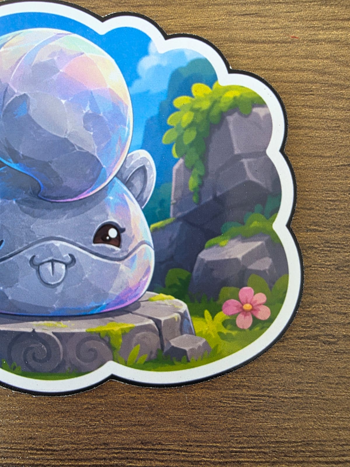 Slime Rancher 2 Inspired Ringtail Statue Glossy Die Cut Sticker | 2 Sizes Available